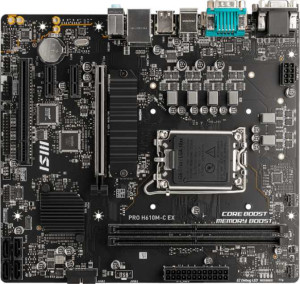 MSI Pro H610M-C EX full review and technical specifications