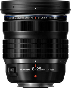 Olympus M.Zuiko Digital ED 8-25mm f/4 Pro full review and technical specifications