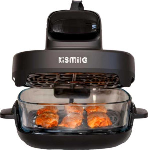 Kismile 5-in-1 Portable Glass Air Fryer