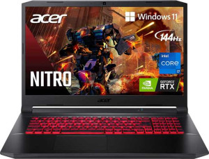 Acer Nitro 5 AN517-54-79L1 17.3" Intel Core i7-11800H 2.3GHz / Nvidia GeForce RTX 3050 Ti Laptop / 16GB RAM / 1TB SSD full review and technical specifications