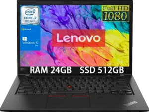 Lenovo ThinkPad T480s 14" Intel Core i7-8650U 1.9GHz / 24GB RAM / 512GB SSD full review and technical specifications