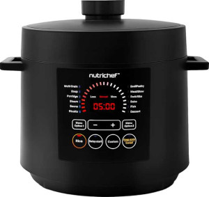 NutriChef Electric Pressure Cooker 6 Qt.