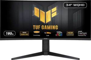 Asus TUF Gaming VG34VQL3A 34" full review and technical specifications