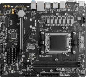 MSI Pro A620M-E full review and technical specifications