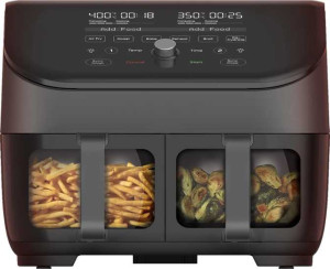 Instant Vortex Plus XL 8-Quart Dual Basket Air Fryer full review and technical specifications