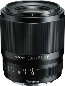 Tokina atx-m 33mm f/1.4 E full review and technical specifications